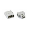 Insert HM modulaire, Raccordement à ressort, mâle, 5 pin, 16A, Polycarbonate 